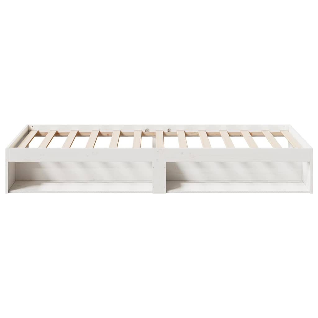 Day Bed without Mattress White 90x200 cm Solid Wood Pine