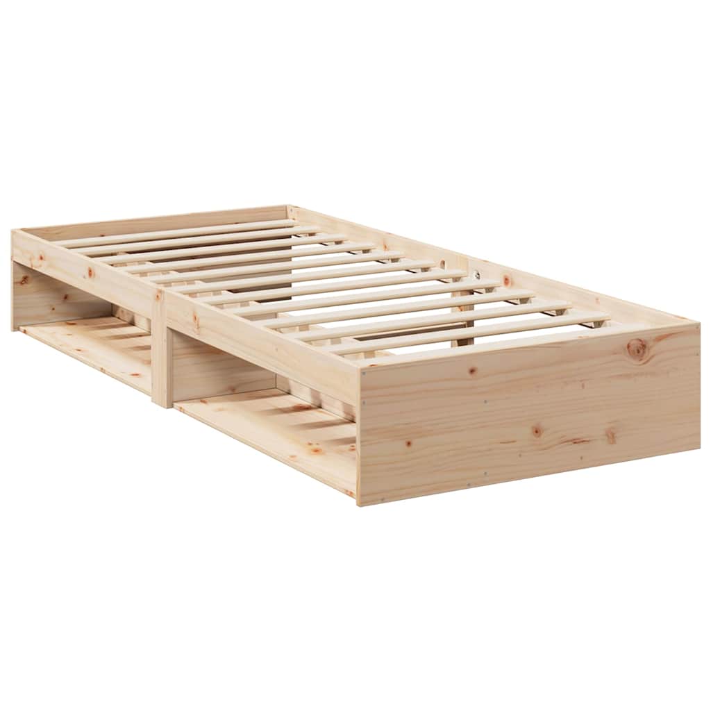 Day Bed without Mattress 90x190 cm Solid Wood Pine