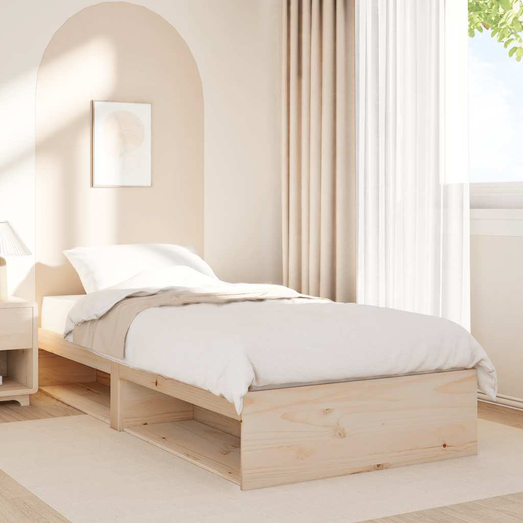 Day Bed without Mattress 90x190 cm Solid Wood Pine