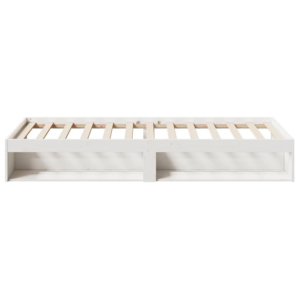 Day Bed without Mattress White 90x190 cm Solid Wood Pine