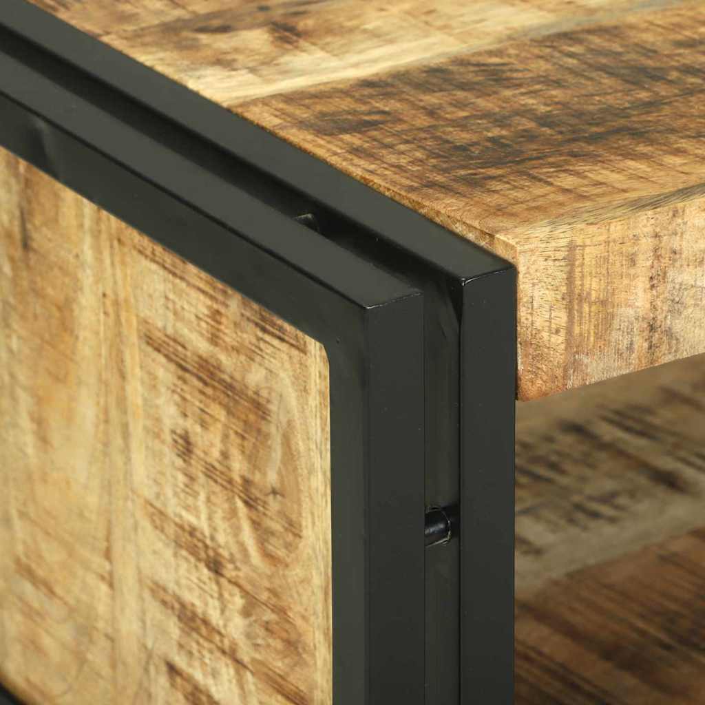 Coffee Table Brown 120 x 50 x 38 cm Solid rough mango wood