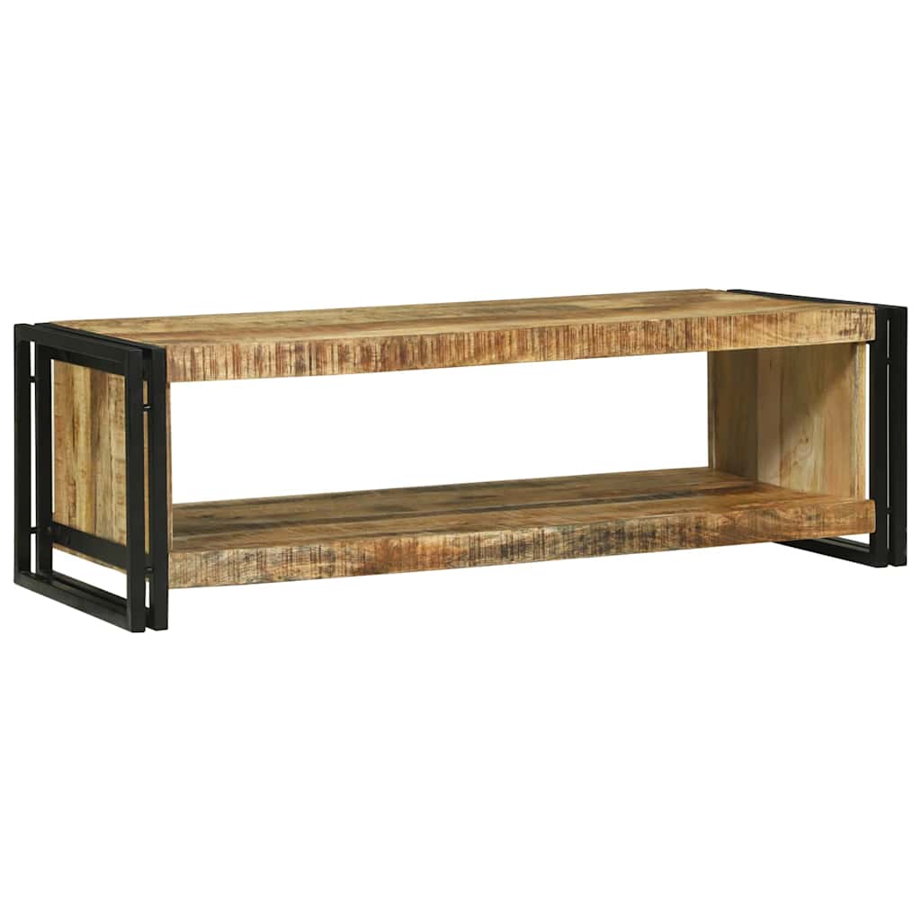 Coffee Table Brown 120 x 50 x 38 cm Solid rough mango wood