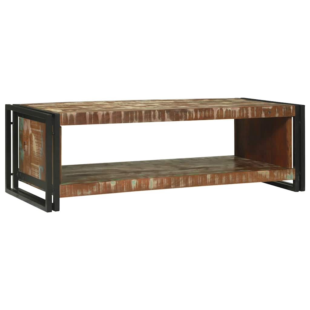 Coffee Table Brown 120 x 50 x 38 cm Solid reclaimed wood