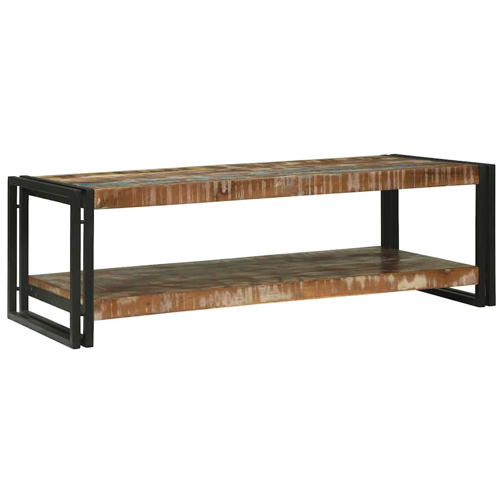 Coffee Table Multicolour 120 x 50 x 38 cm Solid reclaimed wood