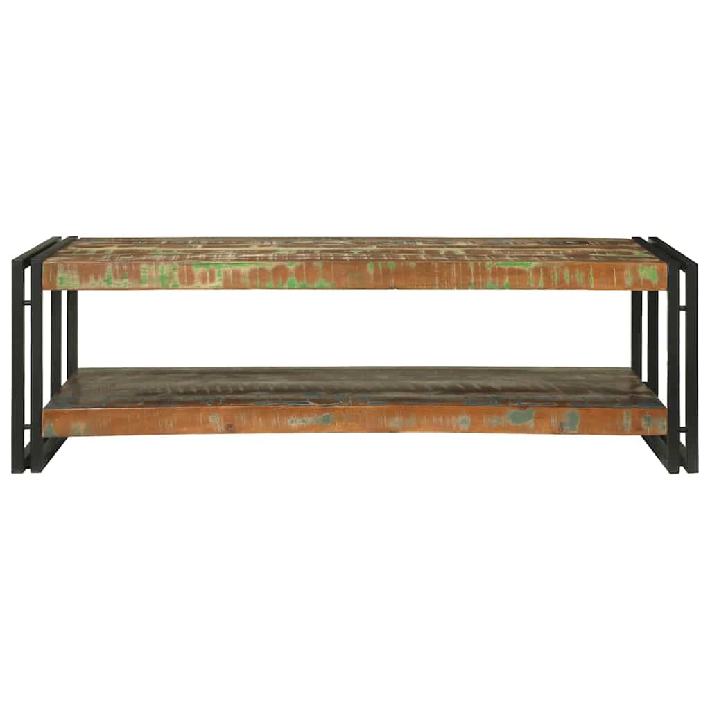 Coffee Table Multicolour 120 x 50 x 38 cm Solid reclaimed wood
