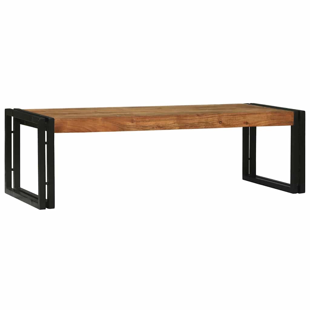 Coffee Table 2 pcs Brown 48 x 40 x 40 cm Solid acacia wood