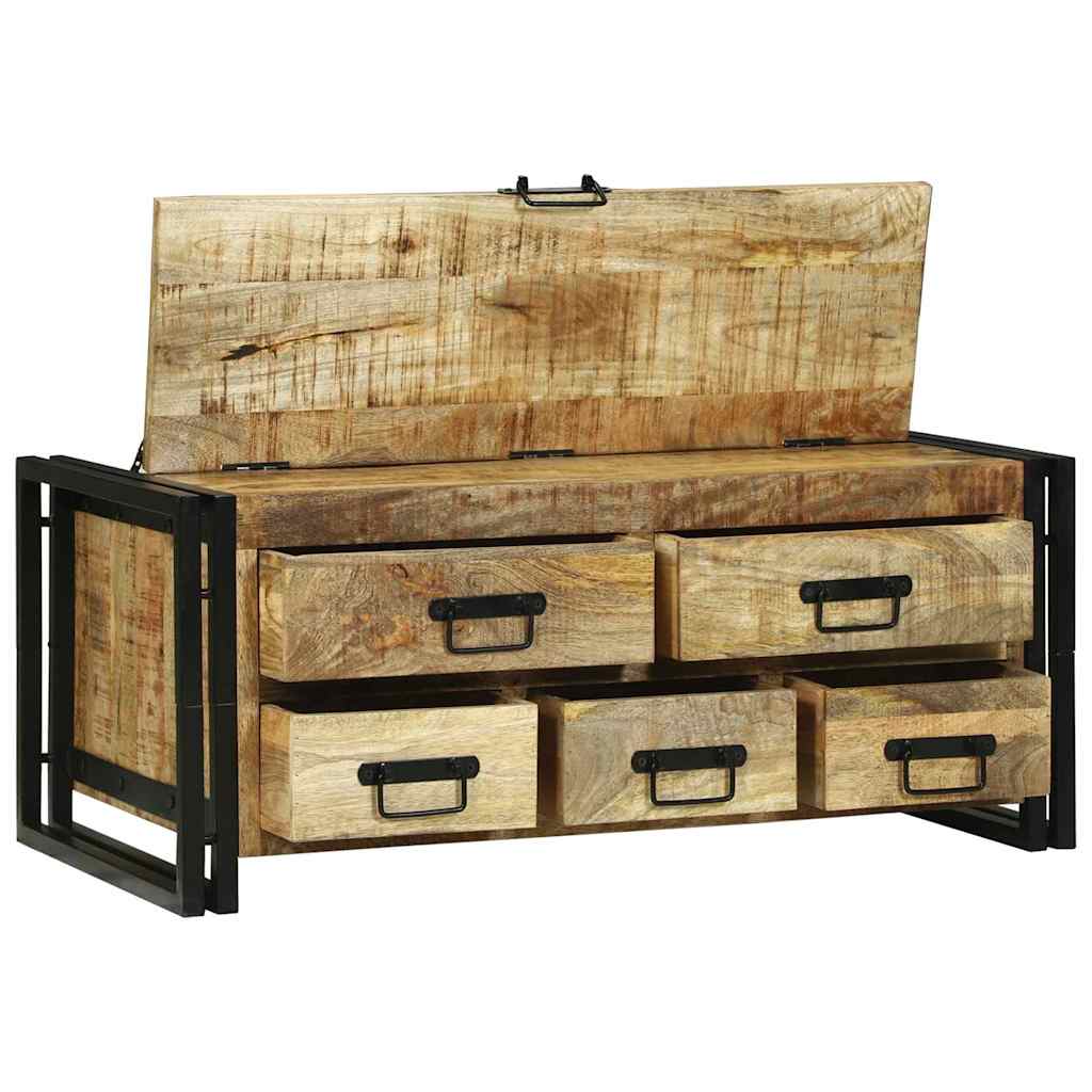 Coffee Table Brown 90 x 50 x 38 cm Solid rough mango wood