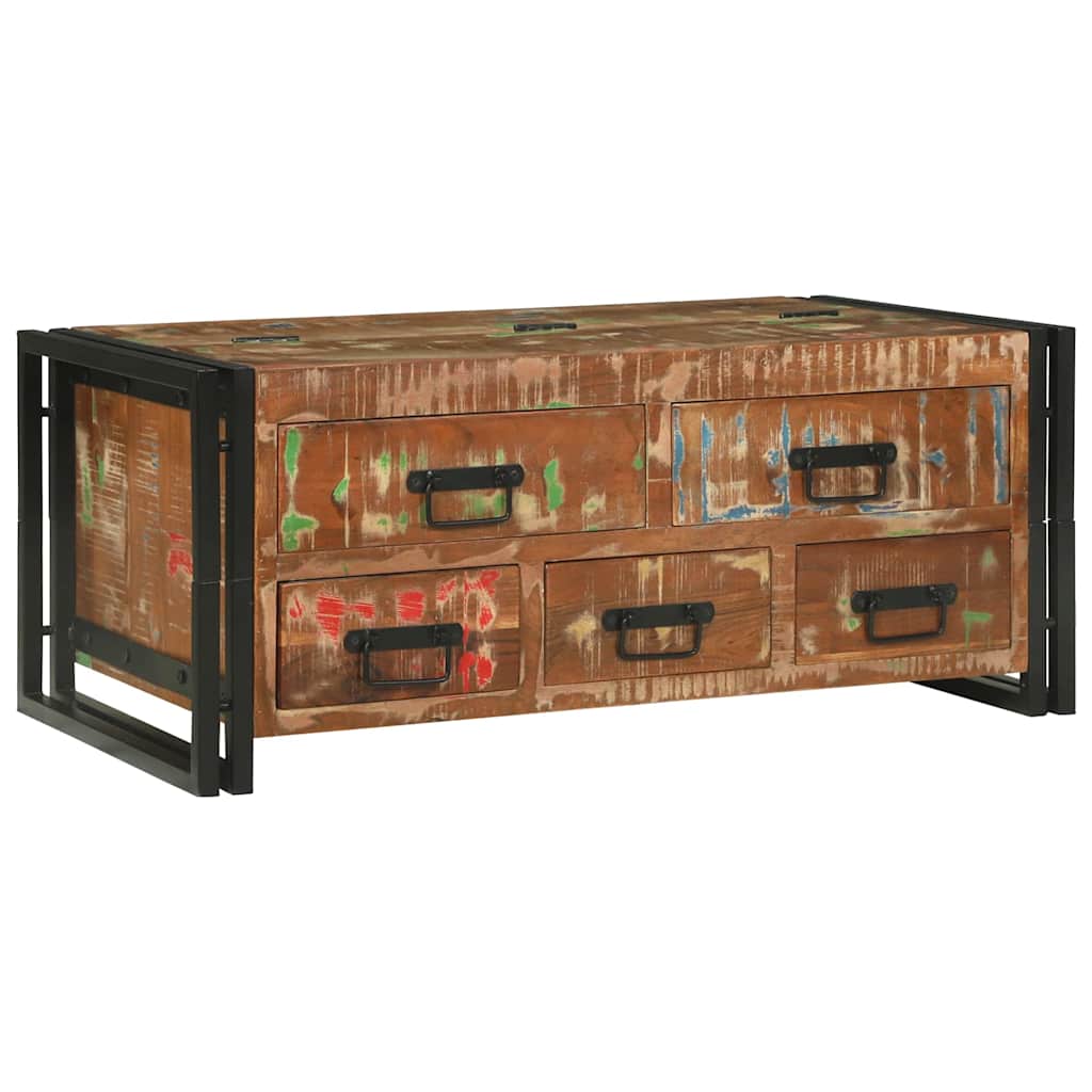 Coffee Table Brown 90 x 50 x 38 cm Solid reclaimed wood