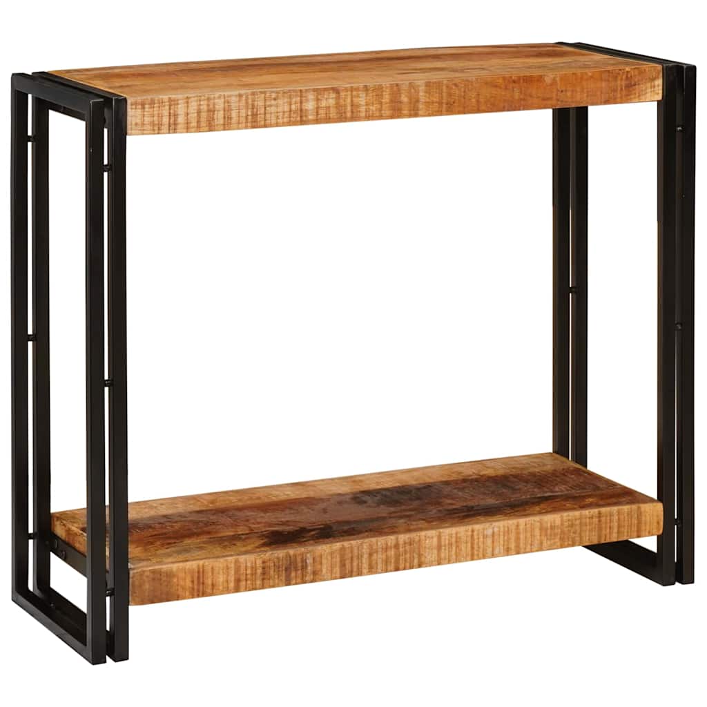 Console Table Brown 90 x 33 x 75 cm Solid rough mango wood