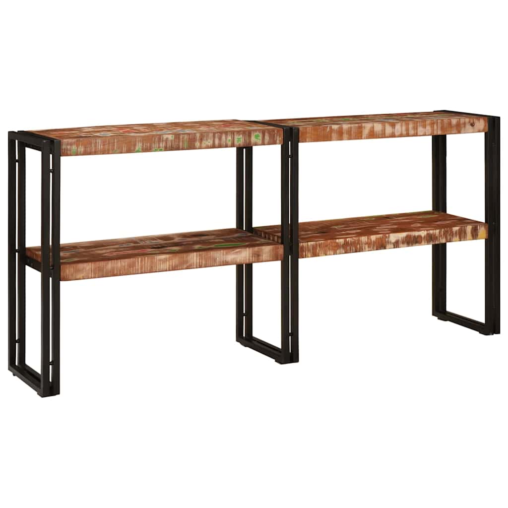 Console Table Multicolour 160 x 33 x 75 cm Solid reclaimed wood