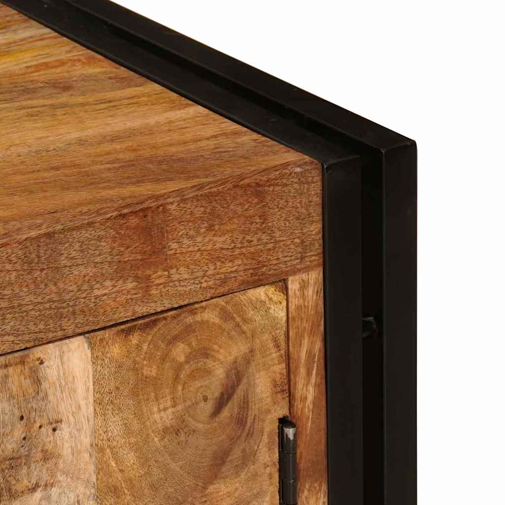 TV Cabinet Brown 120 x 30 x 50 cm Solid rough mango wood