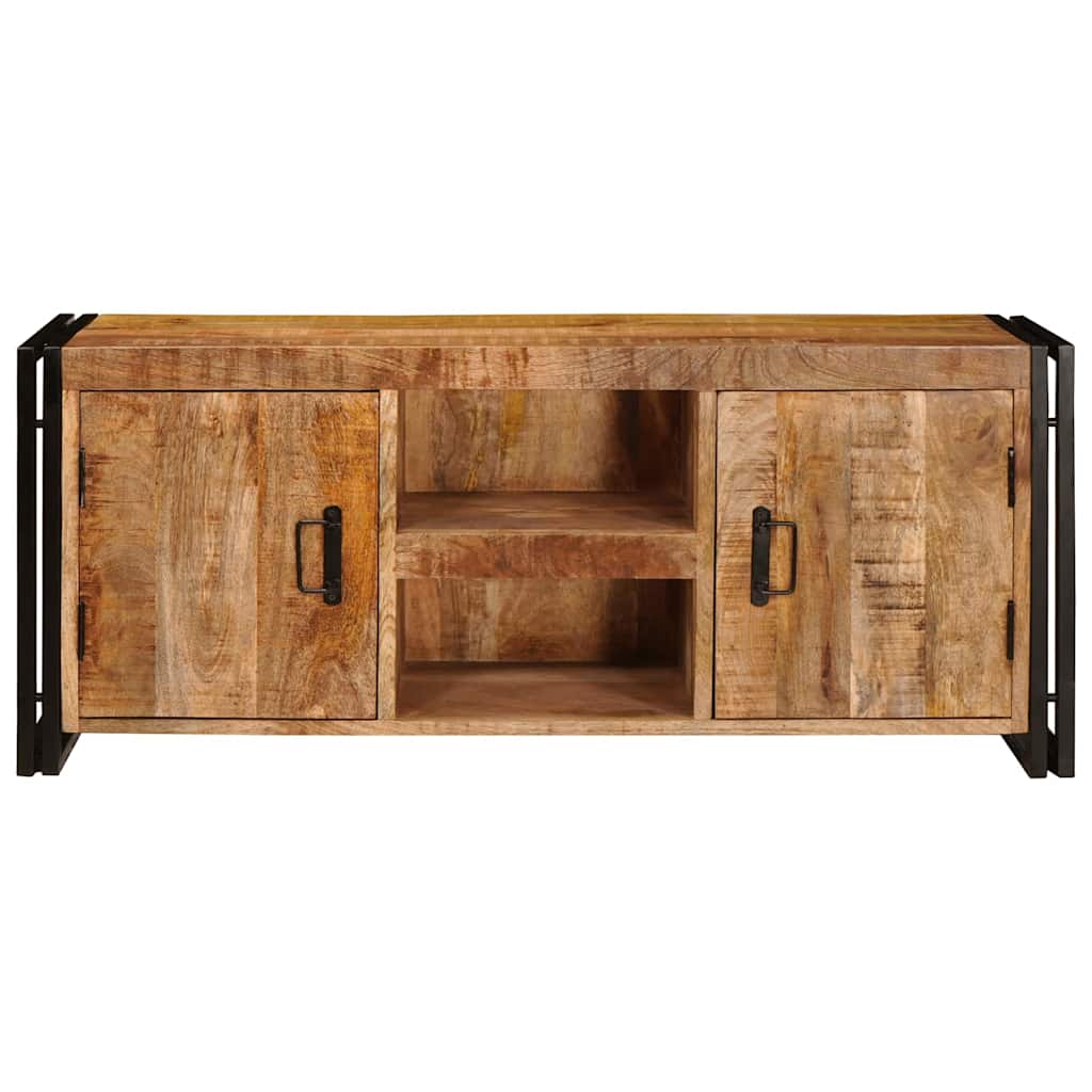 TV Cabinet Brown 120 x 30 x 50 cm Solid rough mango wood