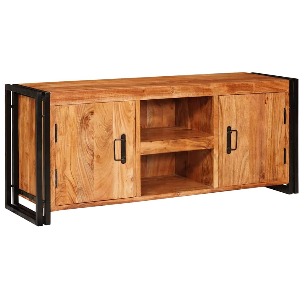 TV Cabinet Brown 120 x 30 x 50 cm Solid acacia wood