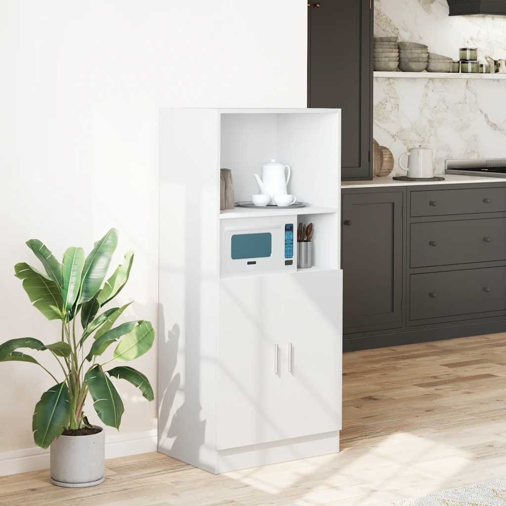Kitchen Cabinet White 57x41.5x131.5 cm Engineered Wood