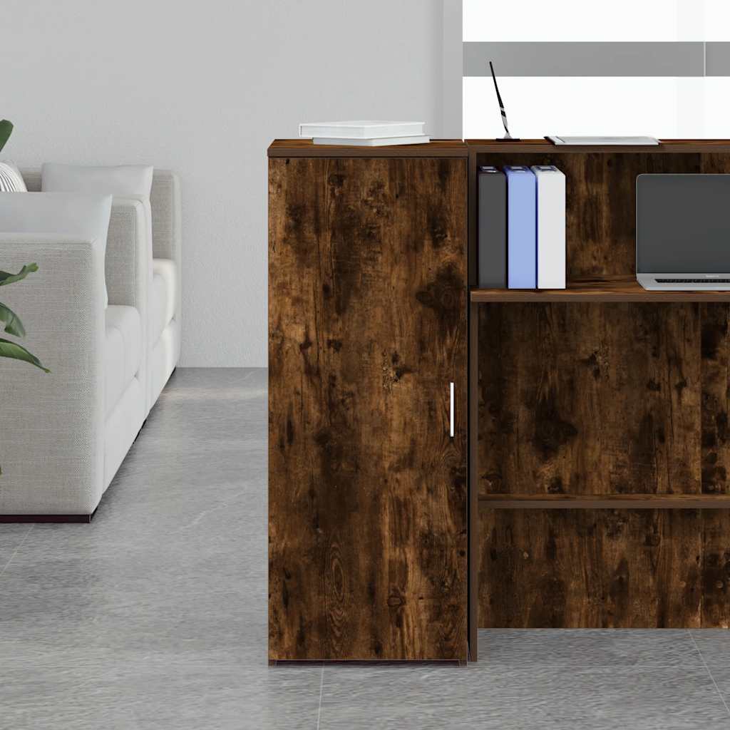 Storage Cabinet Smoked Oak 40x45x103.5 cm Engineered Wood
