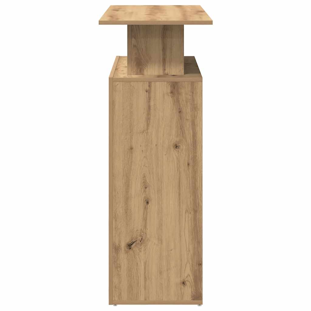 Reception Desk Artisan Oak 100x40x104 cm Engineered Wood