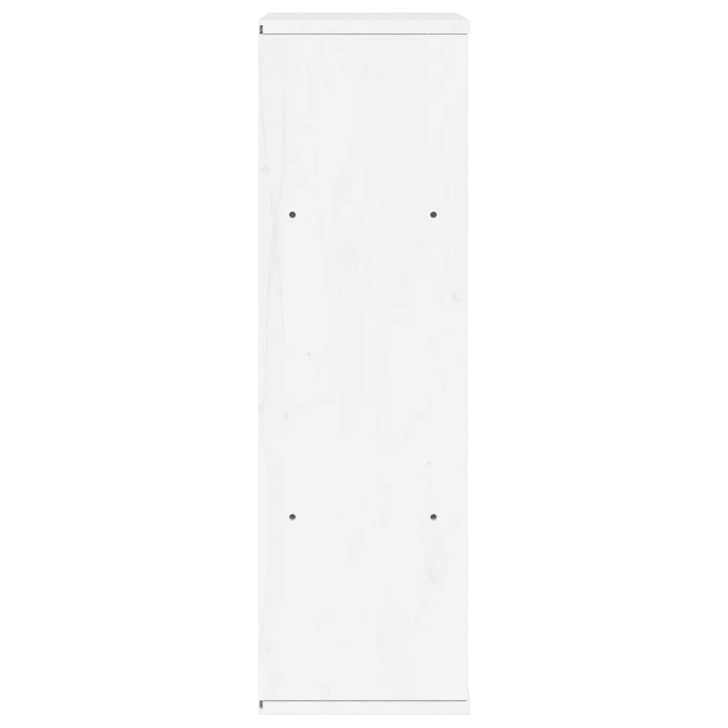 Side Cabinet ODDA White 40x24x79 cm Solid Wood Pine