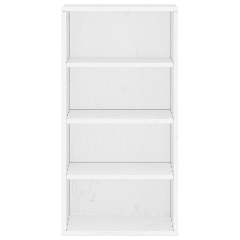 Side Cabinet ODDA White 40x24x79 cm Solid Wood Pine