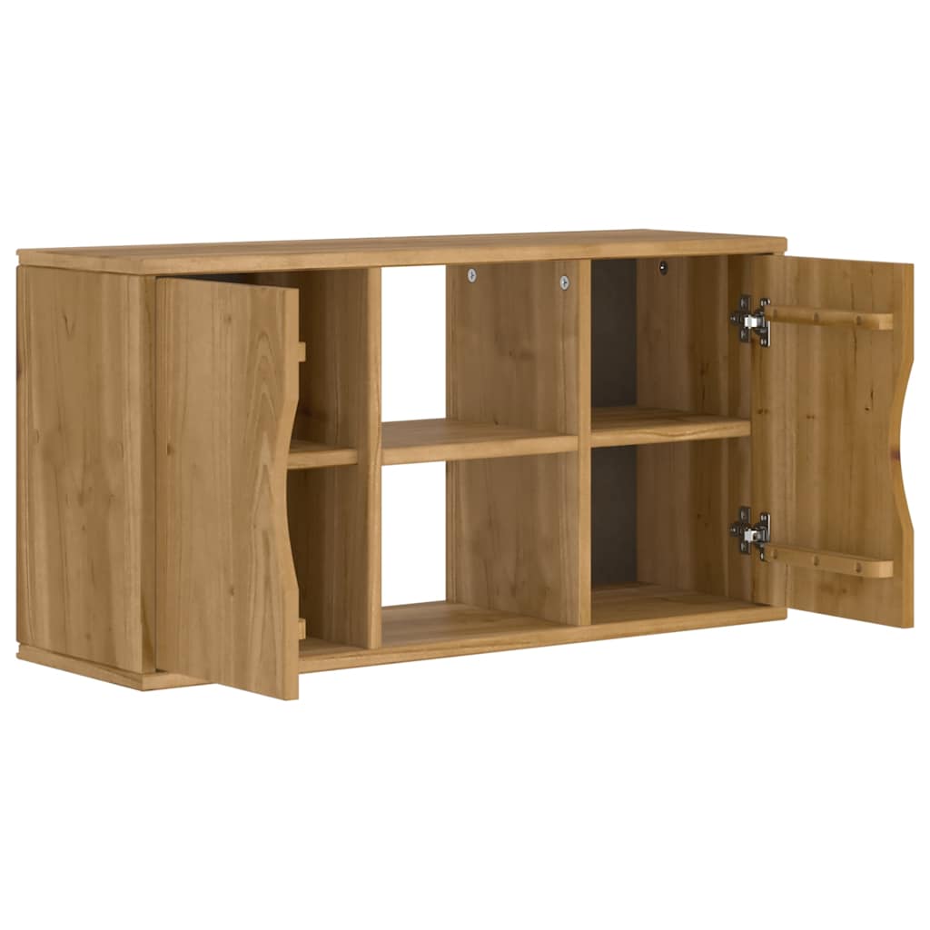 TV Cabinet ODDA 79x24x40 cm Solid Wood Pine