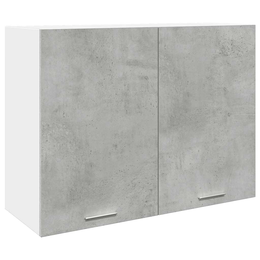 7 Piece Kitchen Cabinet Set Lyon Concrete Grey Engineered Wood