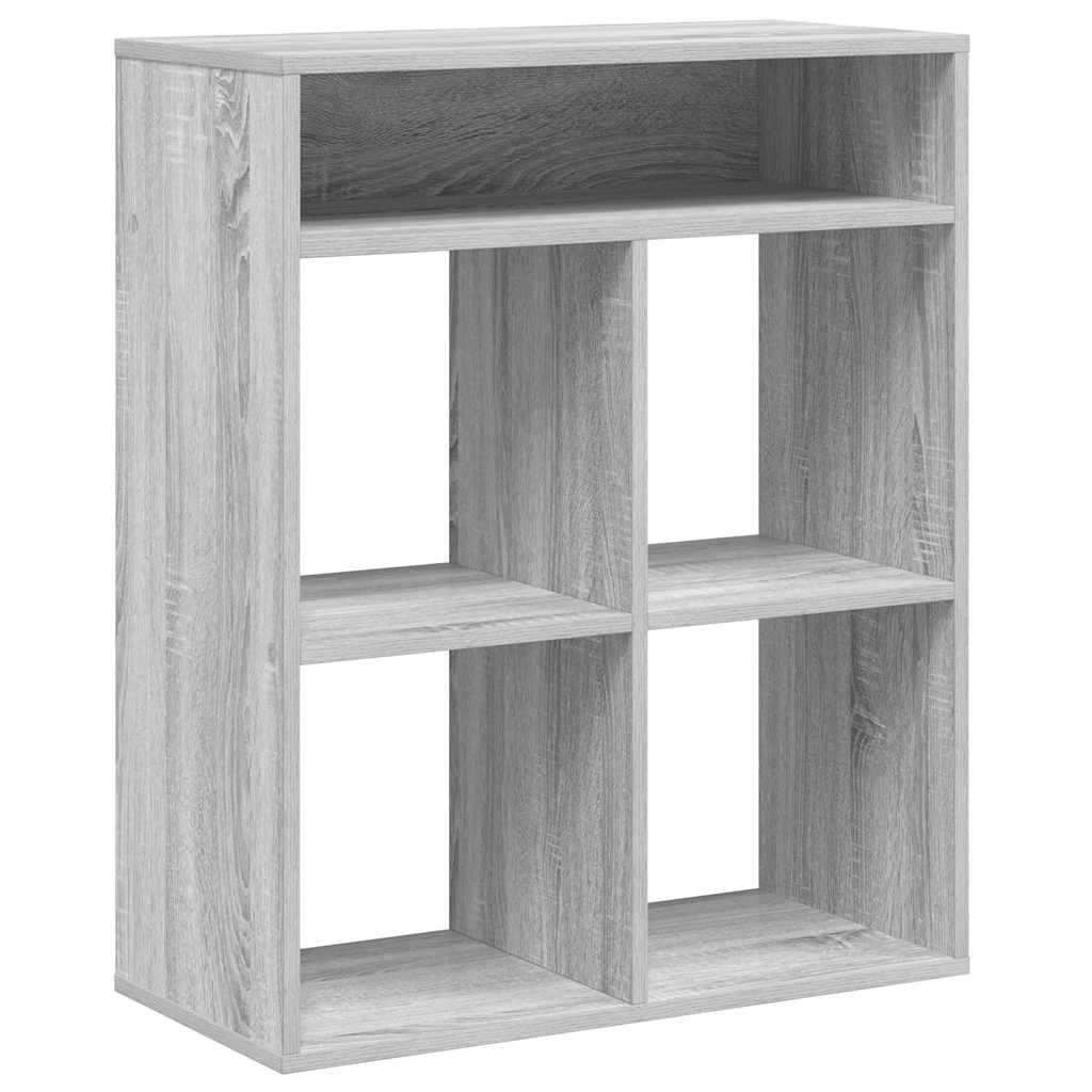 Book Cabinet Grey Sonoma 66x31x80 cm Engineered Wood