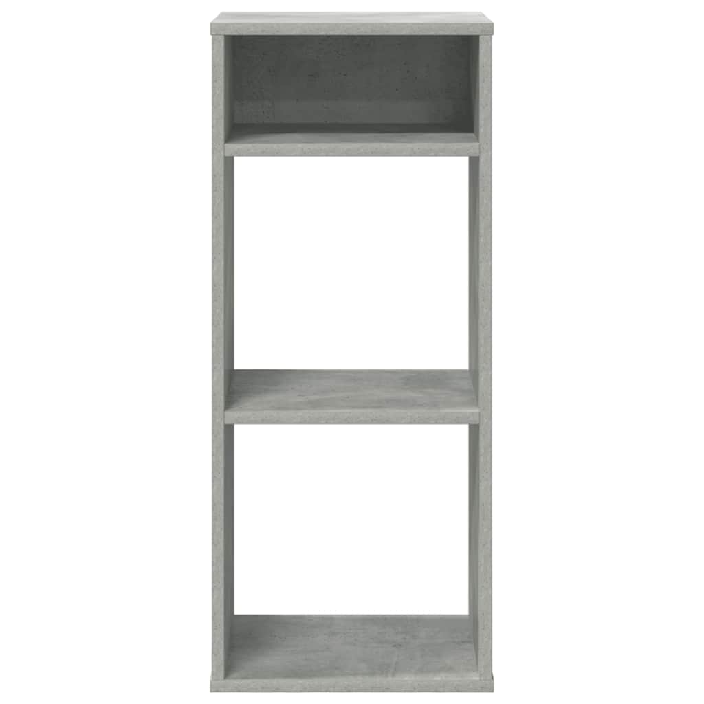 Book Cabinet Concrete Grey 34x31x80 cm Engineered Wood