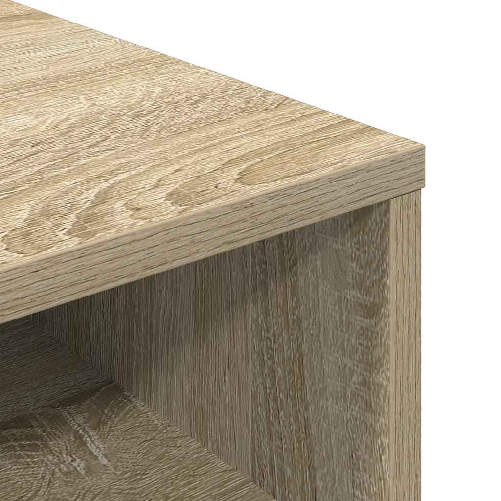 Book Cabinet Sonoma Oak 34x31x80 cm Engineered Wood