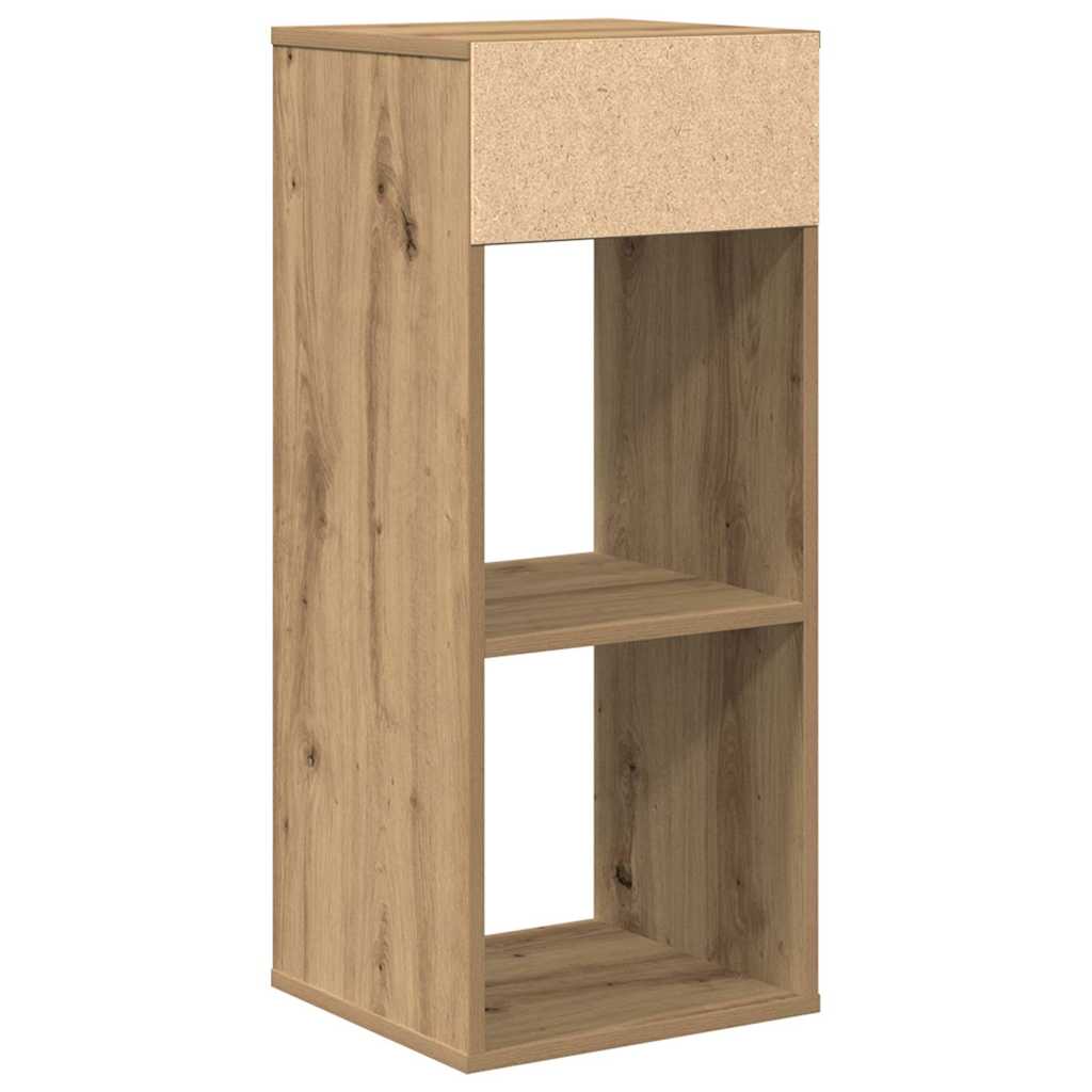 Book Cabinet Artisan Oak 34x31x80 cm Engineered Wood