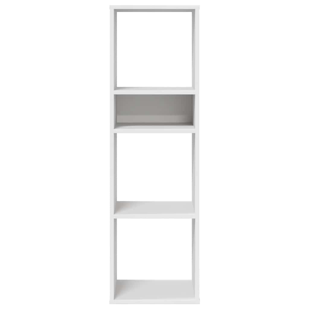 Book Cabinet White 34x31x112 cm Engineered Wood