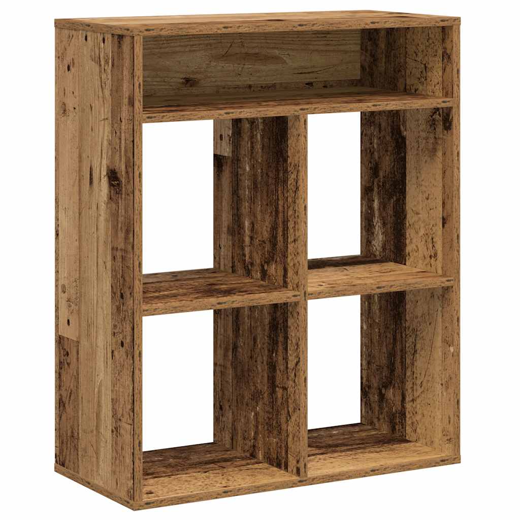 Book Cabinet Old Wood 66x31x80 cm Engineered Wood