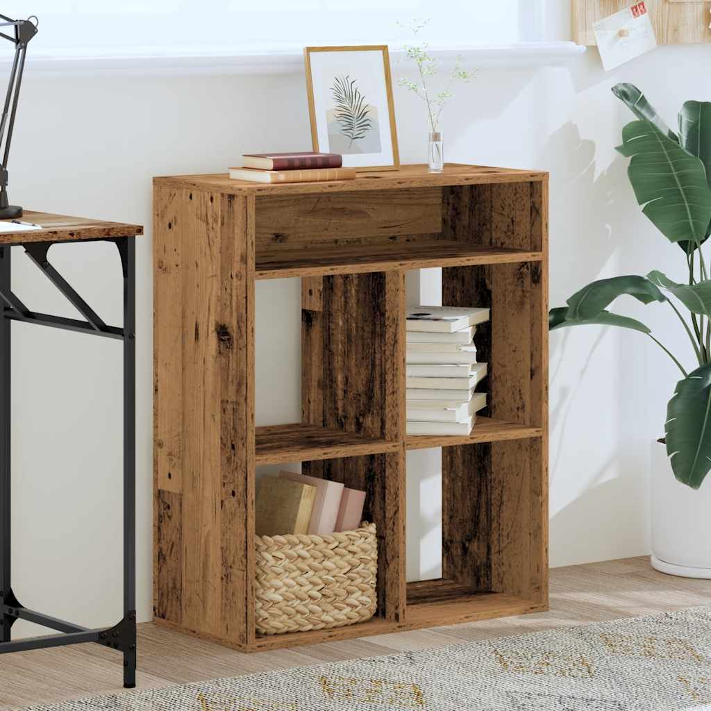 Book Cabinet Old Wood 66x31x80 cm Engineered Wood