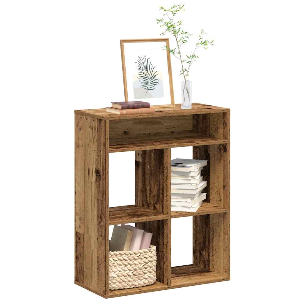 Book Cabinet Old Wood 66x31x80 cm Engineered Wood