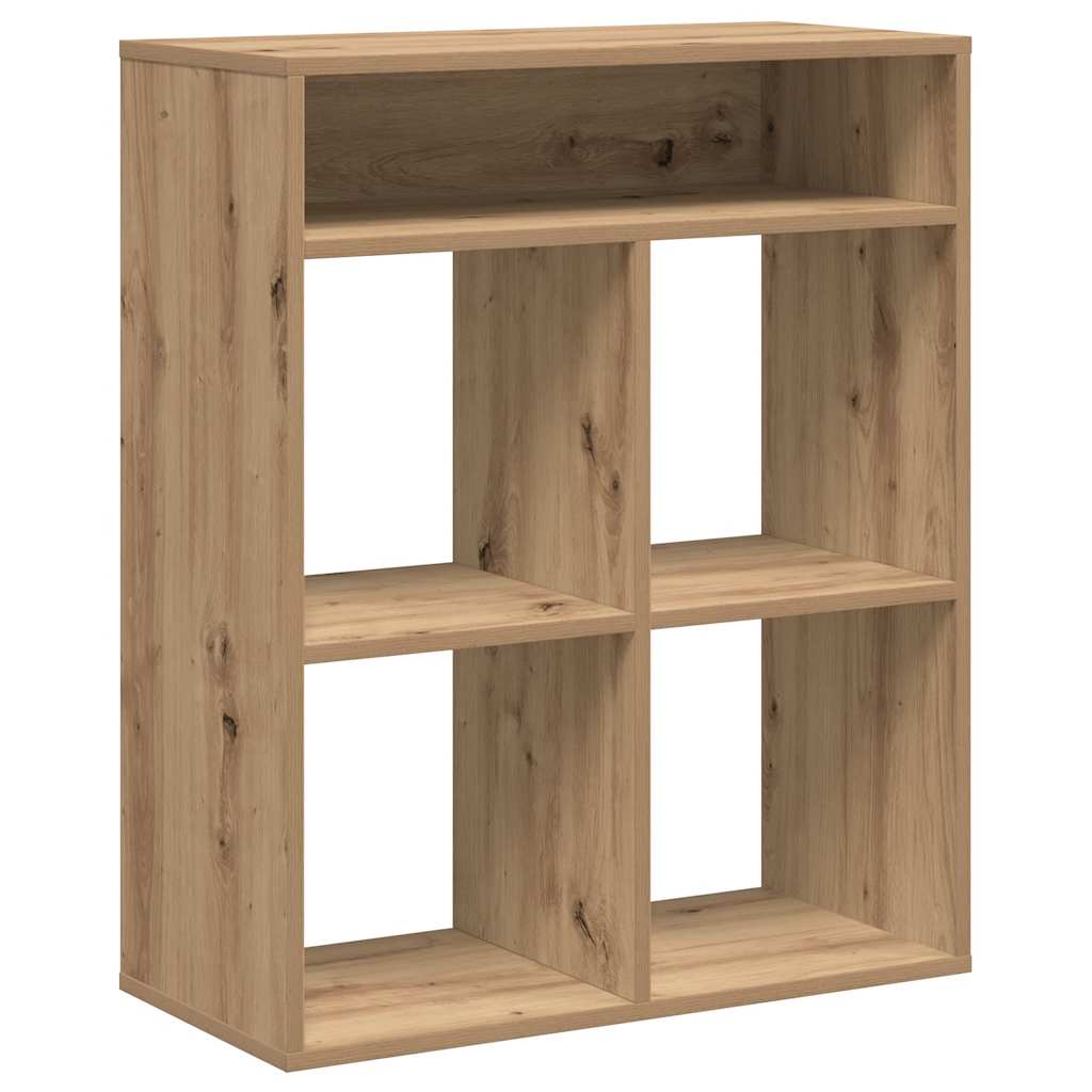 Book Cabinet Artisan Oak 66x31x80 cm Engineered Wood