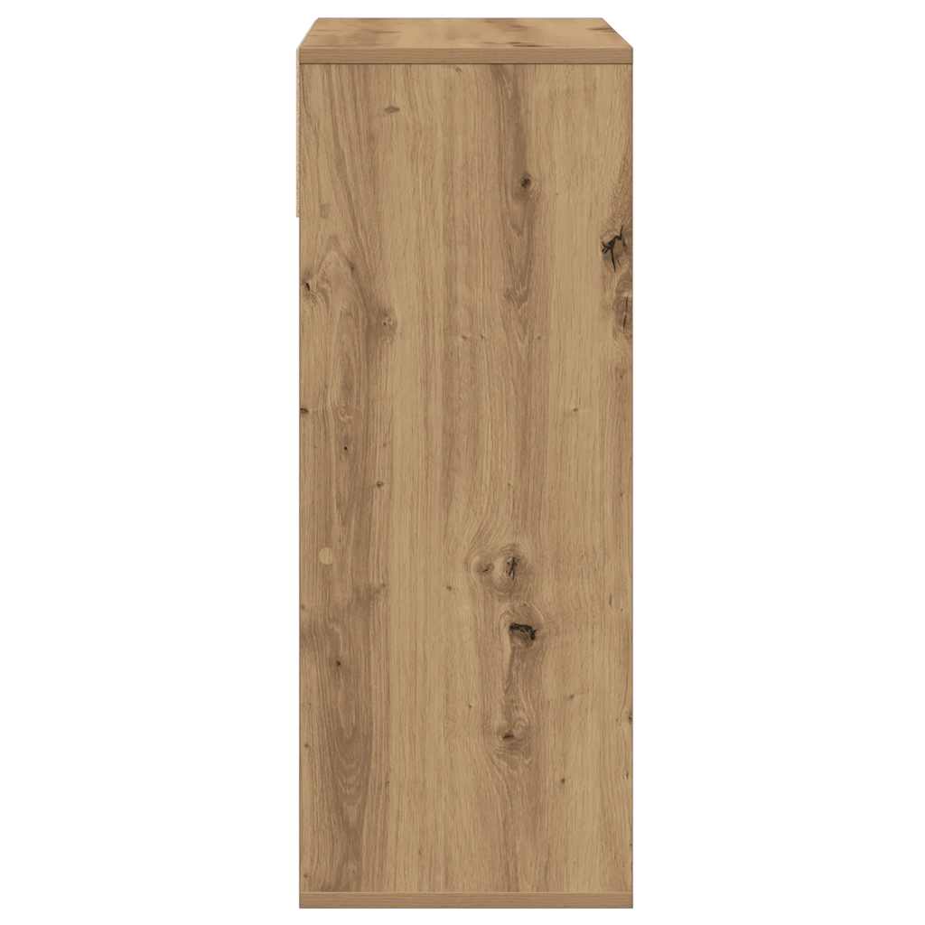 Book Cabinet Artisan Oak 66x31x80 cm Engineered Wood