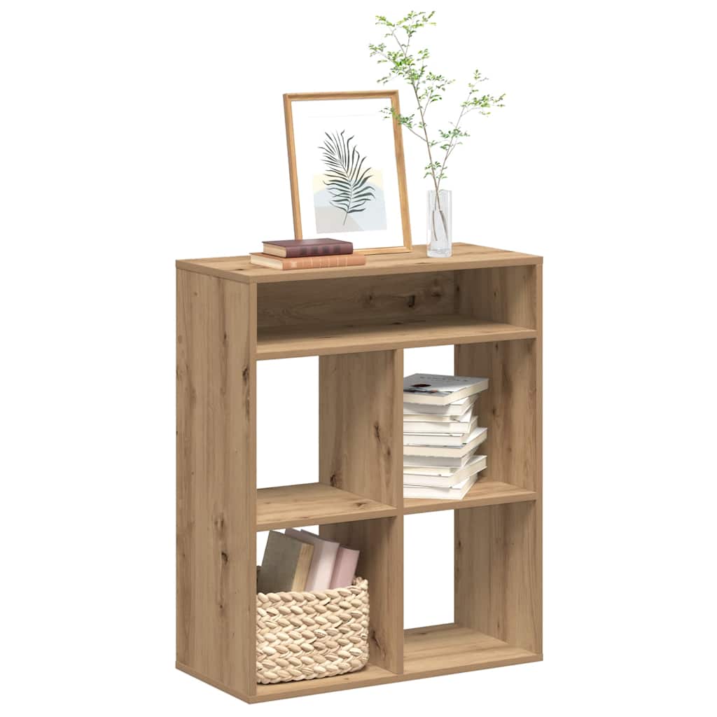 Book Cabinet Artisan Oak 66x31x80 cm Engineered Wood