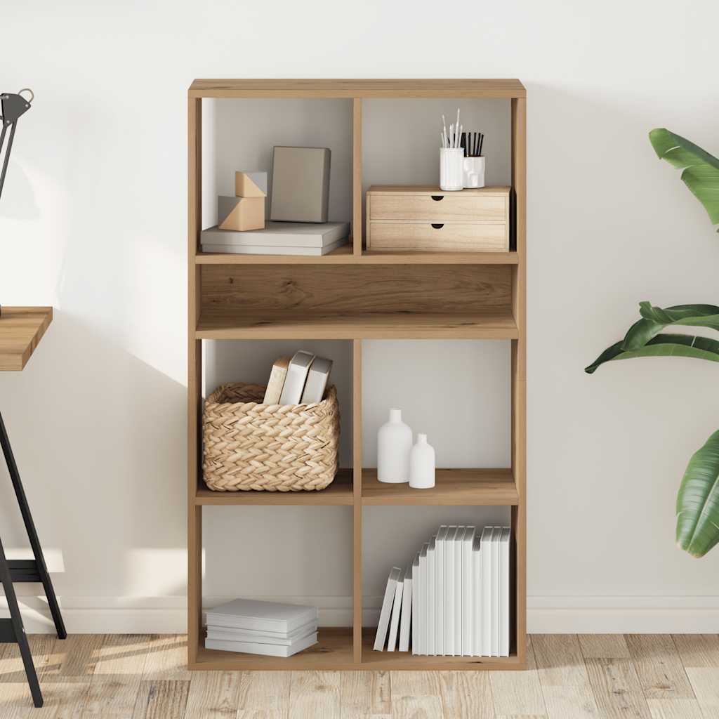 Book Cabinet Artisan Oak 66x31x112 cm Engineered Wood