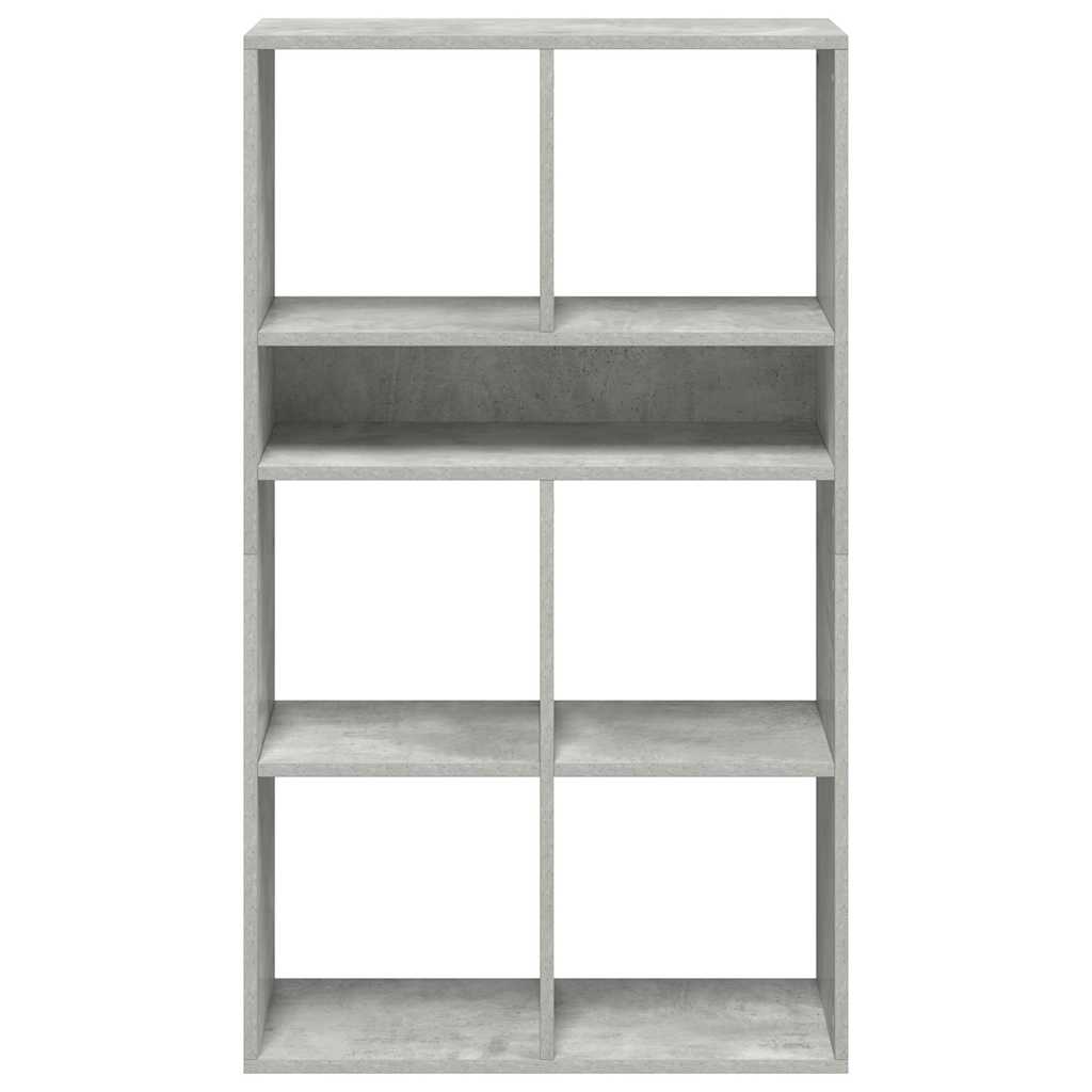 Book Cabinet Concrete Grey 66x31x112 cm Engineered Wood