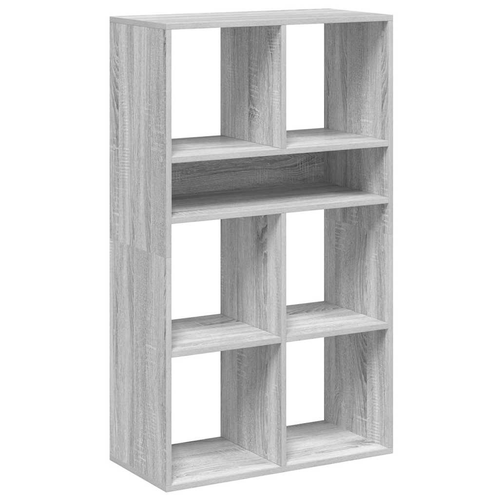 Book Cabinet Grey Sonoma 66x31x112 cm Engineered Wood