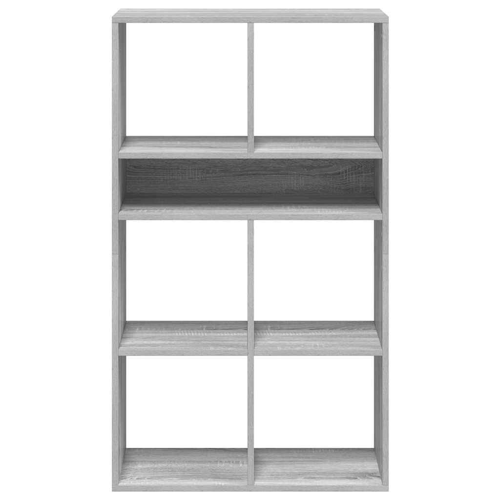 Book Cabinet Grey Sonoma 66x31x112 cm Engineered Wood