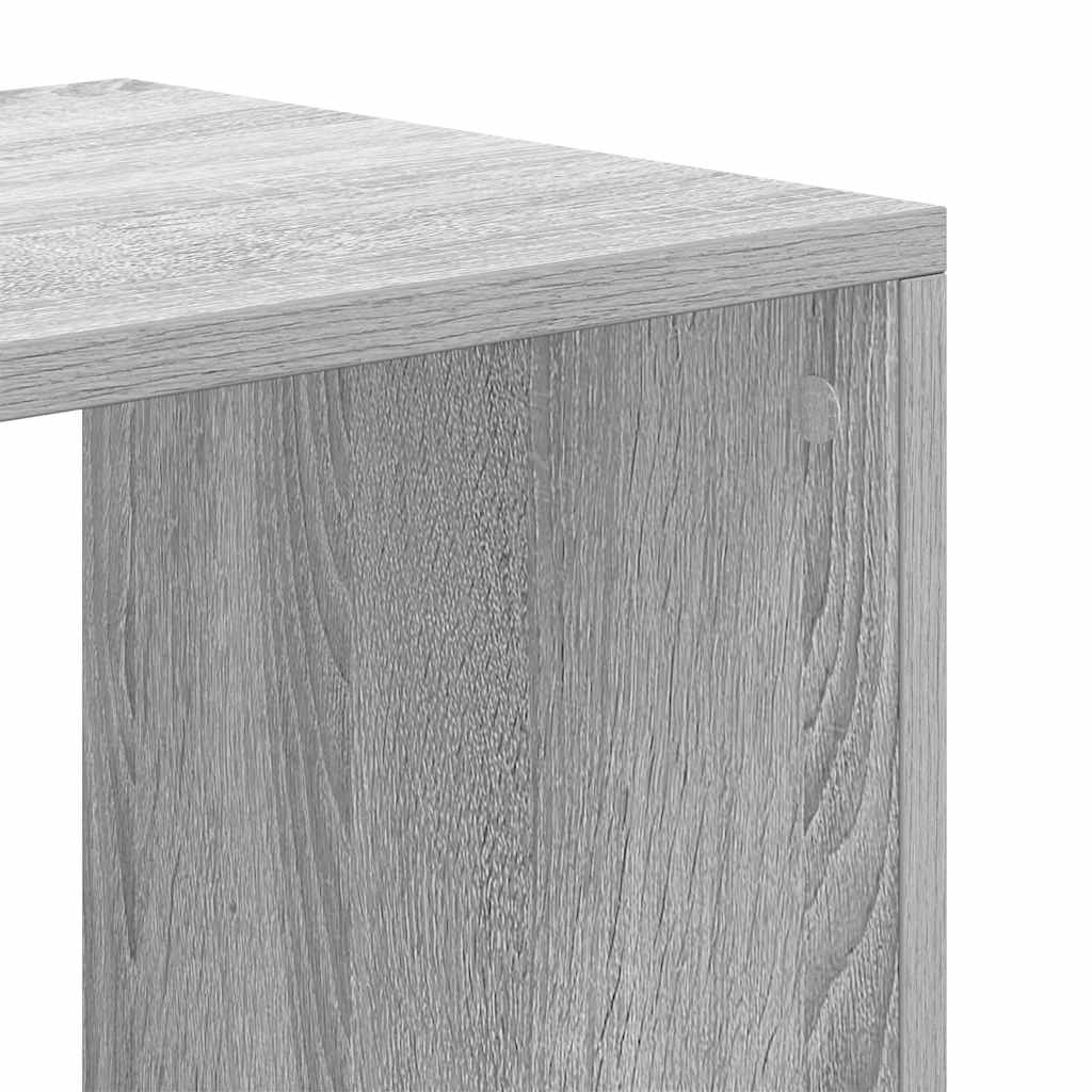 Book Cabinet Grey Sonoma 66x31x112 cm Engineered Wood