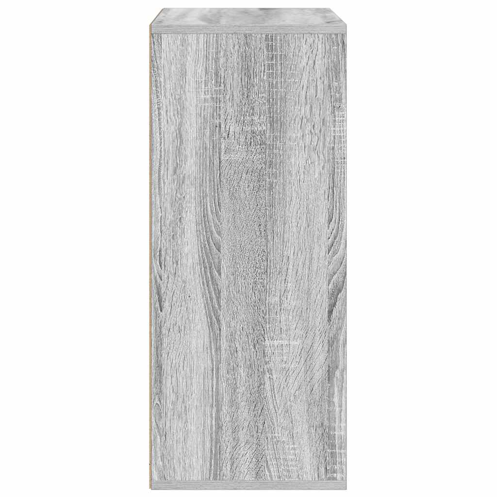 Book Cabinet Grey Sonoma 60x30x71.5 cm Engineered Wood