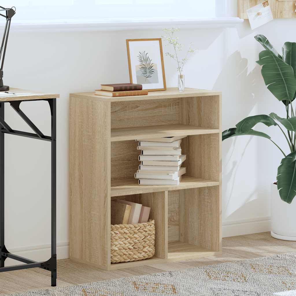 Book Cabinet Sonoma Oak 60x30x71.5 cm Engineered Wood