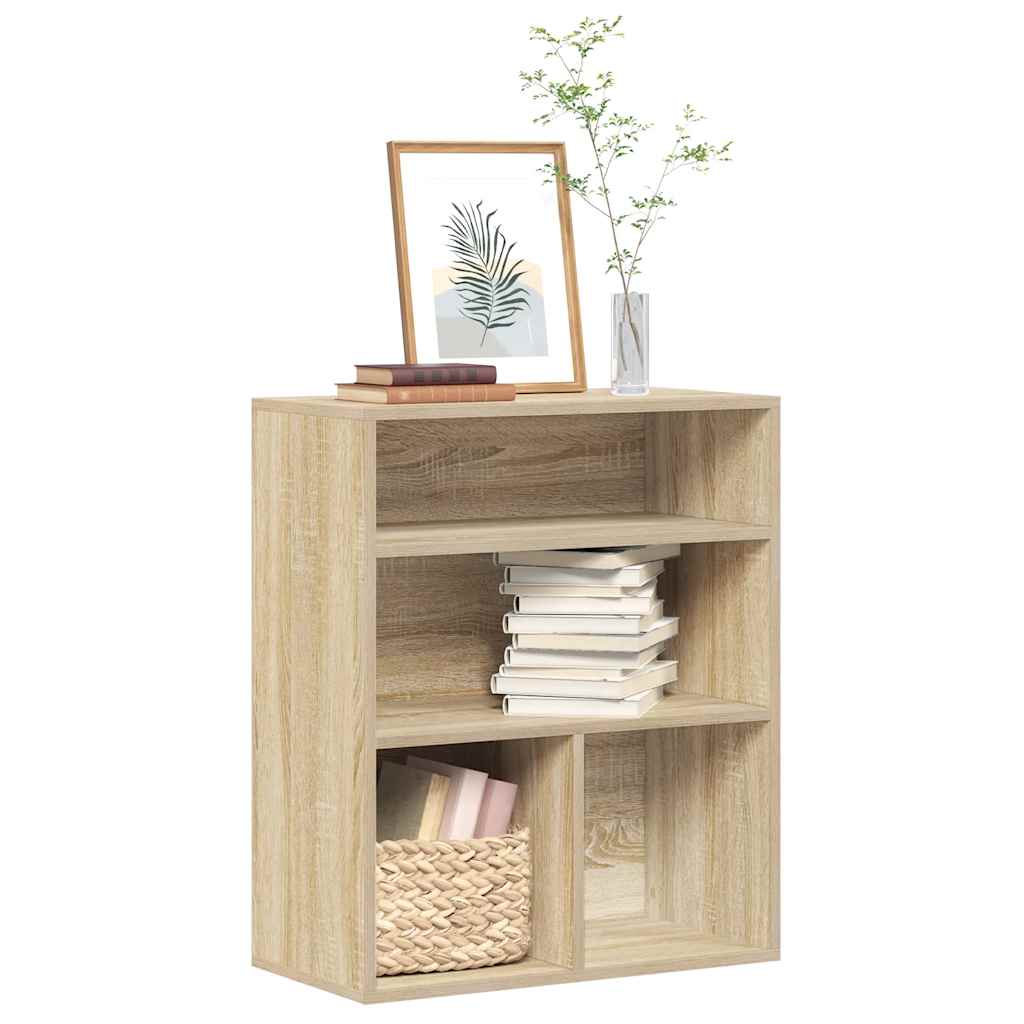 Book Cabinet Sonoma Oak 60x30x71.5 cm Engineered Wood