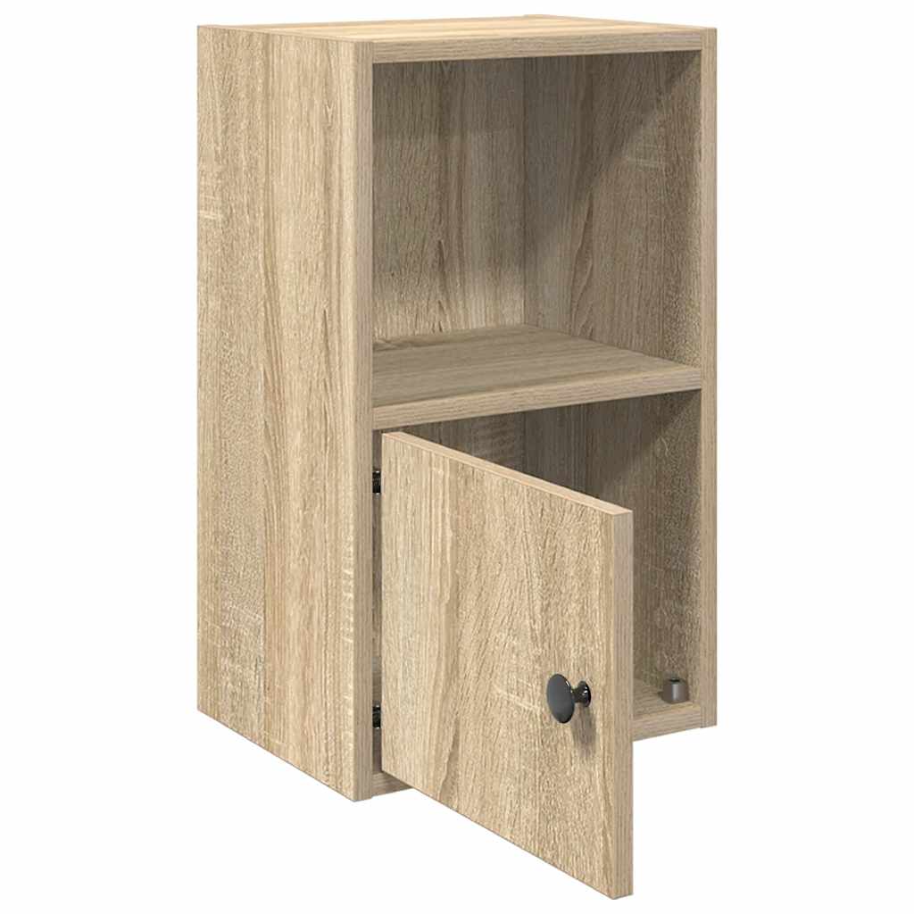 Bookcase Sonoma Oak 31x24x52 cm Engineered Wood