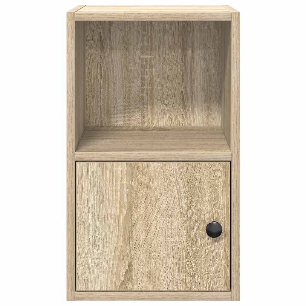 Bookcase Sonoma Oak 31x24x52 cm Engineered Wood