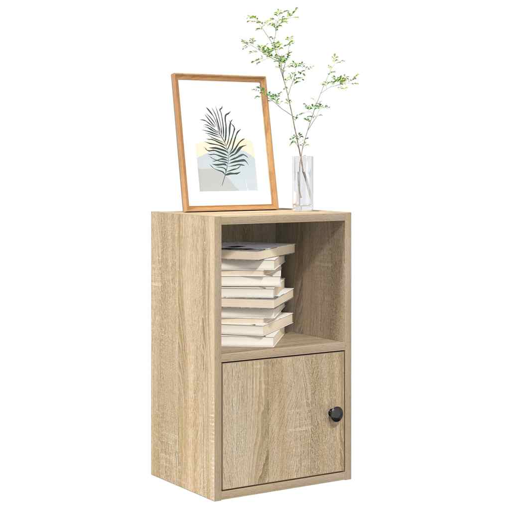 Bookcase Sonoma Oak 31x24x52 cm Engineered Wood