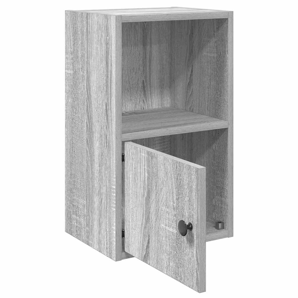 Bookcase Grey Sonoma 31x24x52 cm Engineered Wood