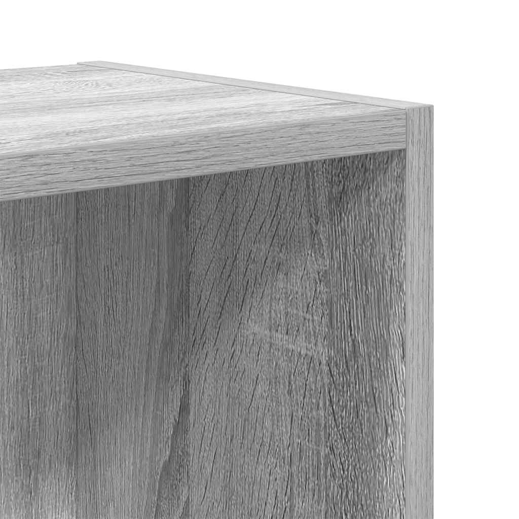 Bookcase Grey Sonoma 31x24x52 cm Engineered Wood