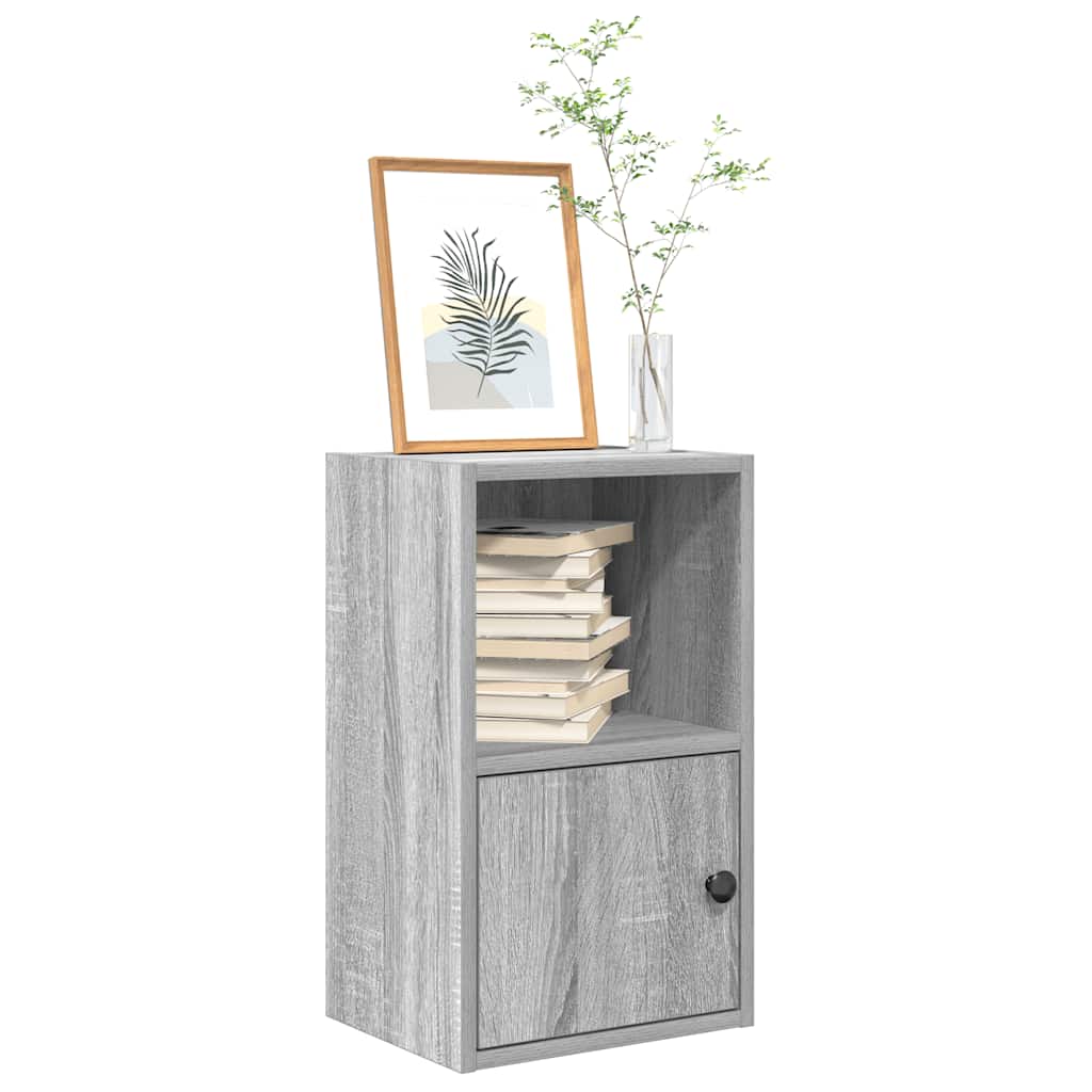 Bookcase Grey Sonoma 31x24x52 cm Engineered Wood