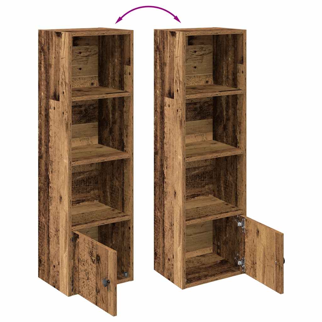 Bookcase Old Wood 31x24x102 cm Engineered Wood